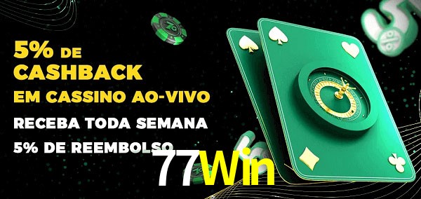 Promoções do cassino ao Vivo 77Win